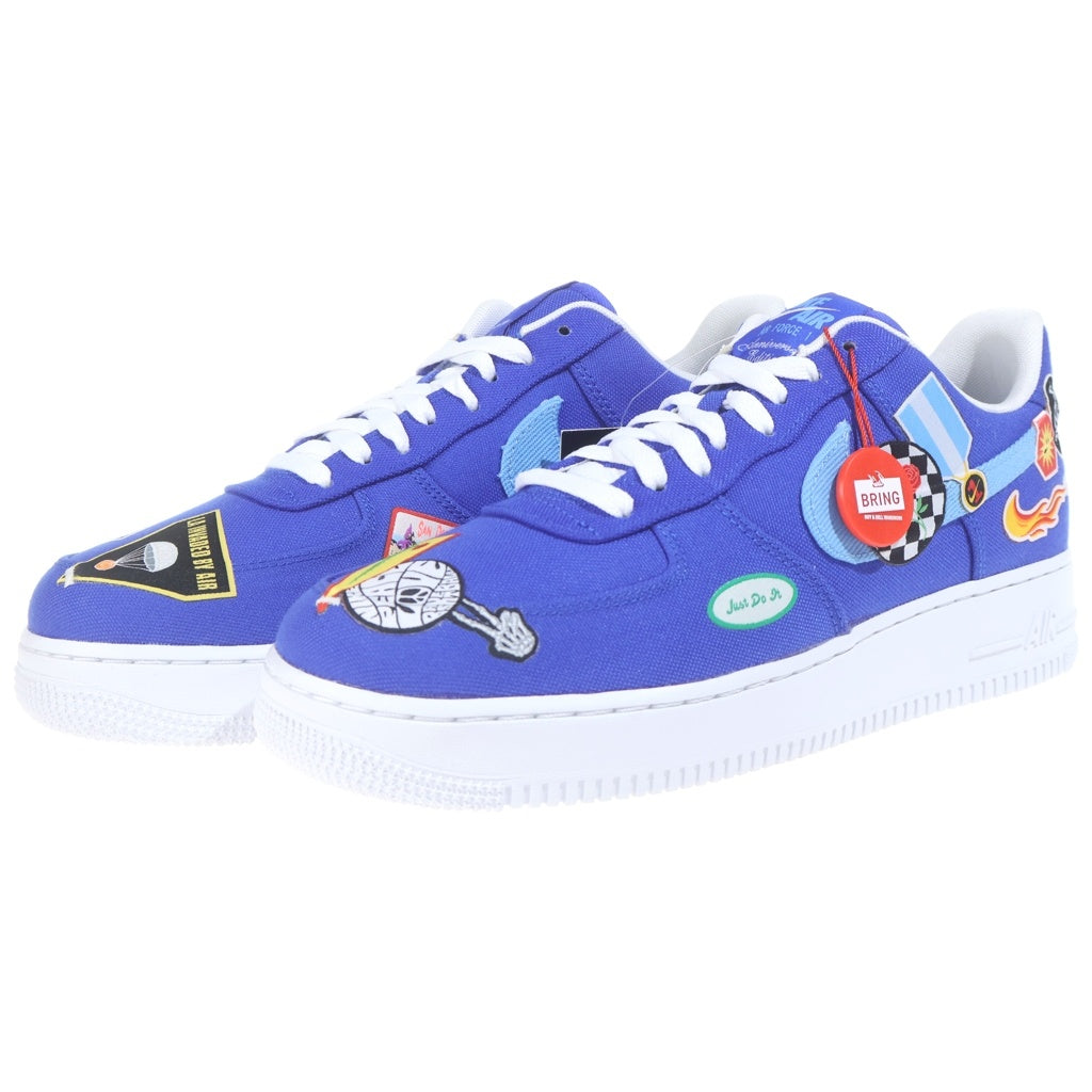 NIKE(ナイキ) AIR FORCE 1 LOW 07 Patched Up DX2304-400 エアフォースワン ロー パッチドアップ ローカットスニーカー シューズ ブルー US10/28.0cm