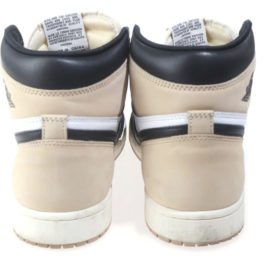 NIKE(ナイキ) WMNS AIR JORDAN 1 RETRO HIGH OG FD2596-021 エアジョーダン1 レトロ ハイ OG ハイカットスニーカー シューズ ホワイト/ブラック US11/28.0cm