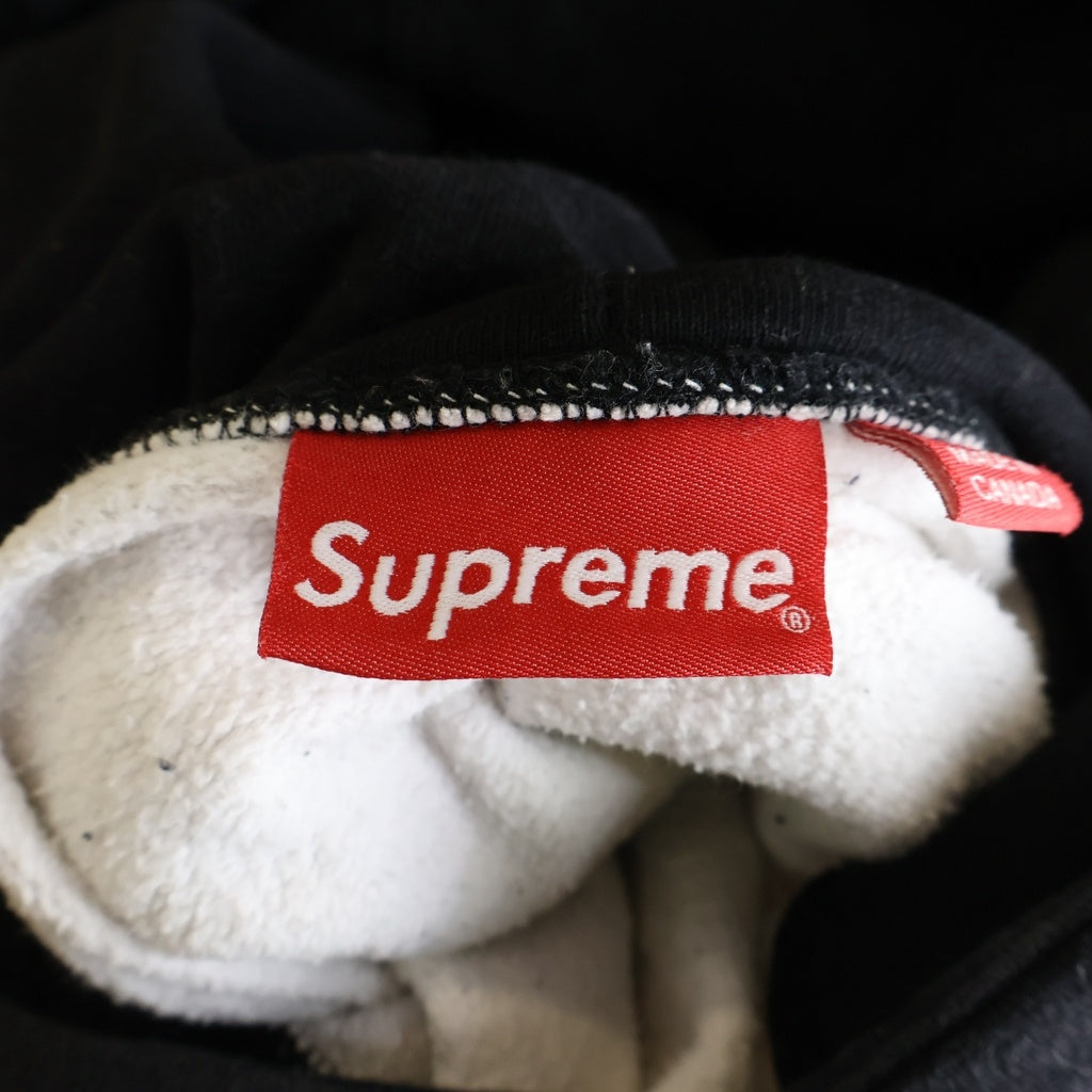 SUPREME(シュプリーム) 17AW Blocked Hooded Sweatshirt ブロックド フーディー スウェットパーカー ブラック/ホワイト
