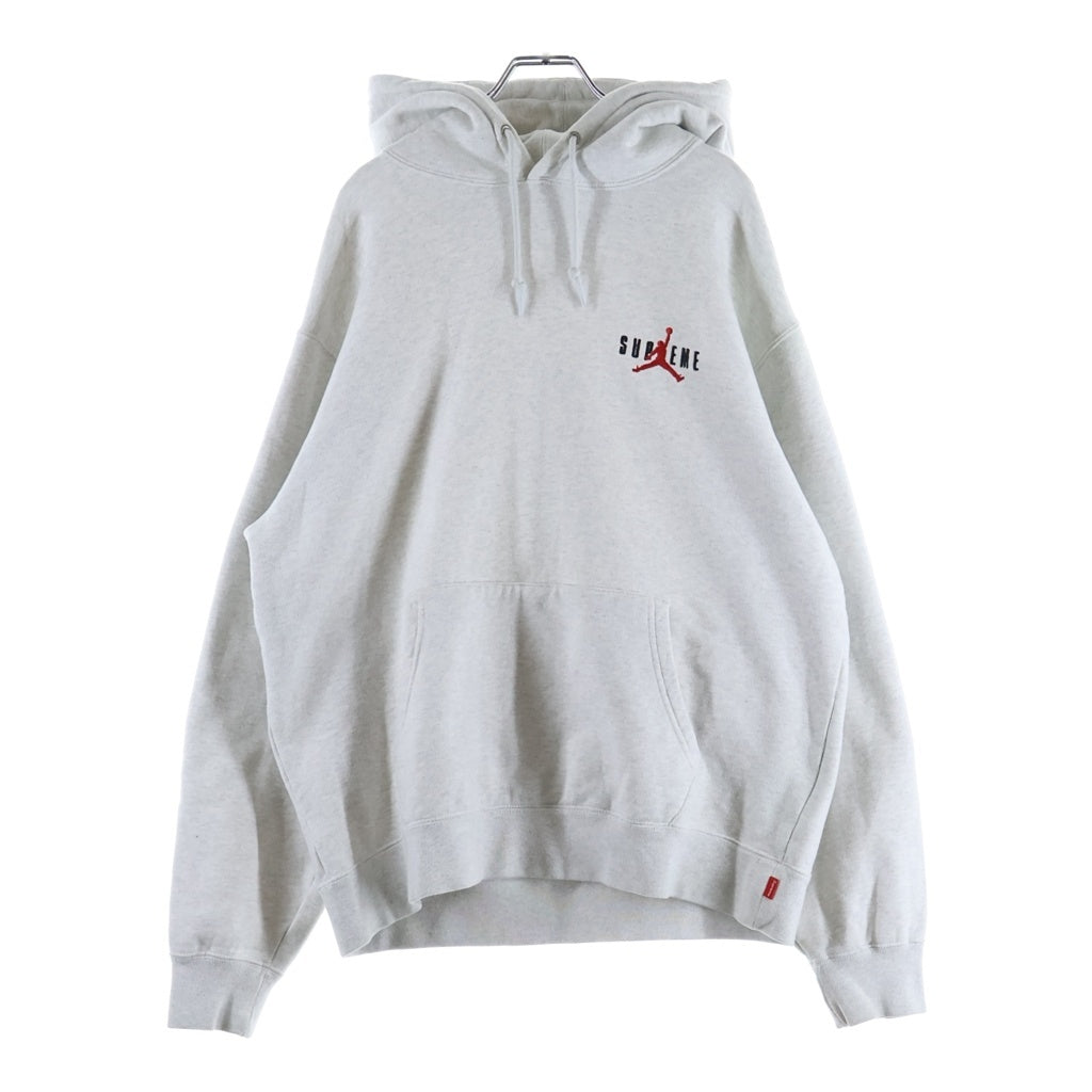 SUPREME(シュプリーム) 24SS ×NIKE Jordan Hooded Sweatshirt ナイキ ジョーダン プリントロゴ スウェットフーデッドシャツ プルオーバーパーカー HF0836-051