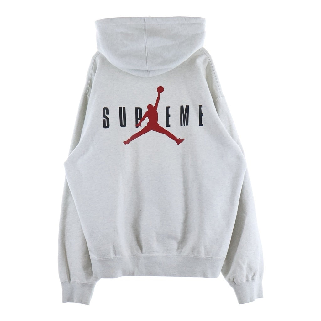 SUPREME(シュプリーム) 24SS ×NIKE Jordan Hooded Sweatshirt ナイキ ジョーダン プリントロゴ スウェットフーデッドシャツ プルオーバーパーカー HF0836-051