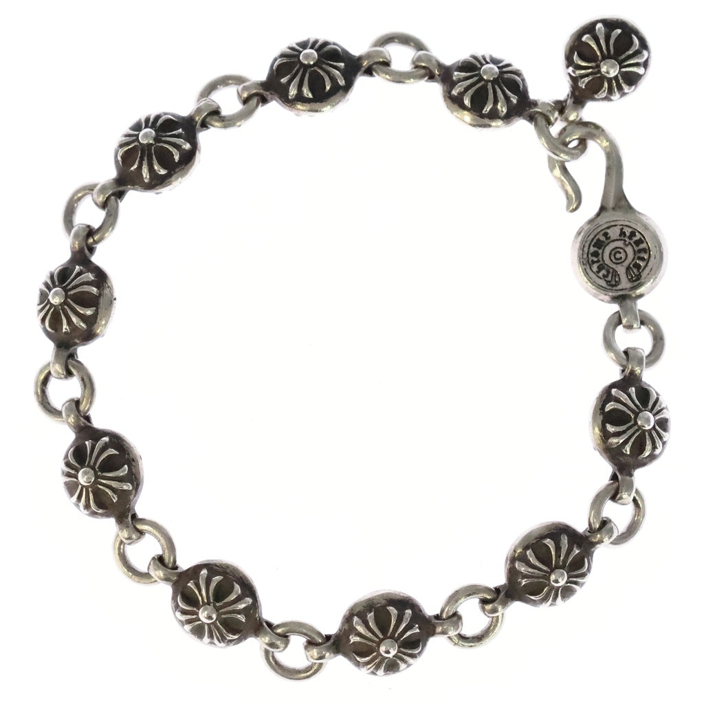 CHROME HEARTS(クロムハーツ) NO2 BALL #2クロスボールブレスレット シルバー BCA176