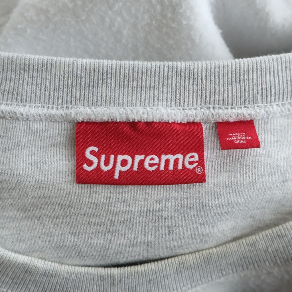 SUPREME(シュプリーム) 23AW Inside Out Crewneck インサイドアウト クルーネック スウェットトレーナー グレー -