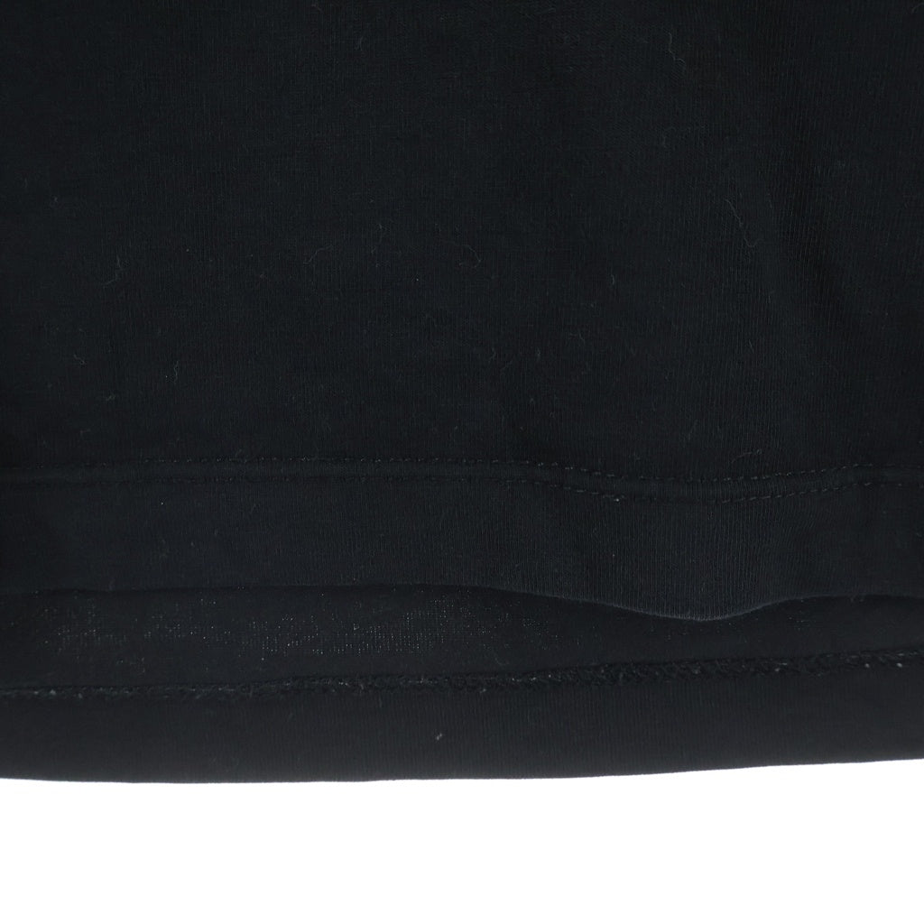 MONCLER(モンクレール) 20SS トリコロールライン ロゴワッペン クルーネック半袖Tシャツ カットソー ブラック F10918C71600 87296