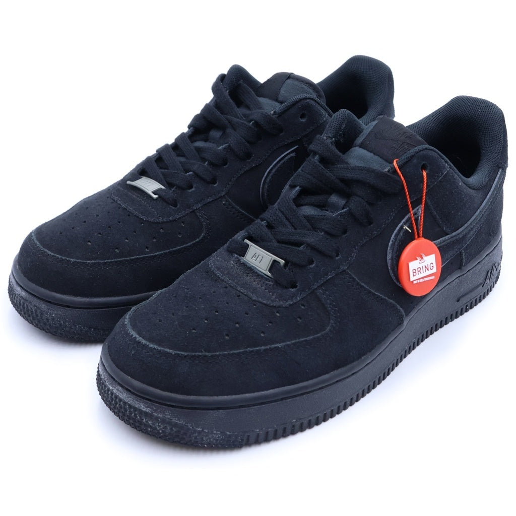 NIKE(ナイキ) AIR FORCE 1 LOW SUEDE BLACK CAT HQ1966-002 エアフォース1 スウェード ブラックキャット ローカットスニーカー ブラック US8.5/26.5cm