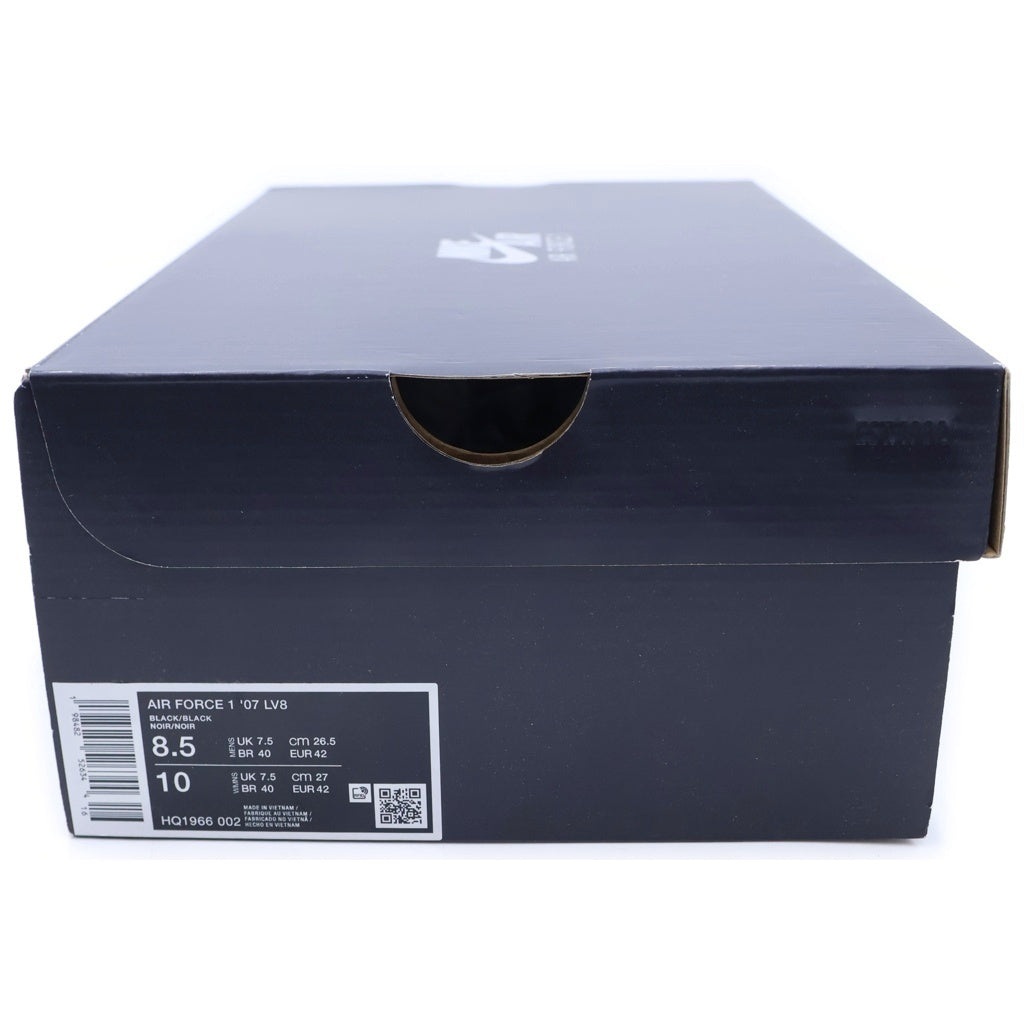NIKE(ナイキ) AIR FORCE 1 LOW SUEDE BLACK CAT HQ1966-002 エアフォース1 スウェード ブラックキャット ローカットスニーカー ブラック US8.5/26.5cm