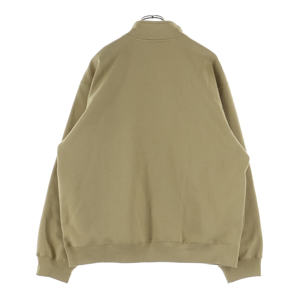 SUPREME(シュプリーム) 24AW Collegiate Half Zip Pullover カレッジロゴ ハーフジップ プルオーバー スウェットトレーナー ベージュ