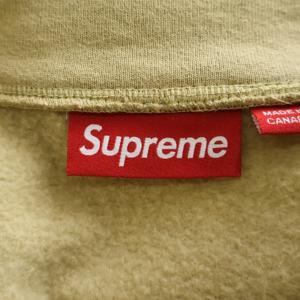 SUPREME(シュプリーム) 24AW Collegiate Half Zip Pullover カレッジロゴ ハーフジップ プルオーバー スウェットトレーナー ベージュ