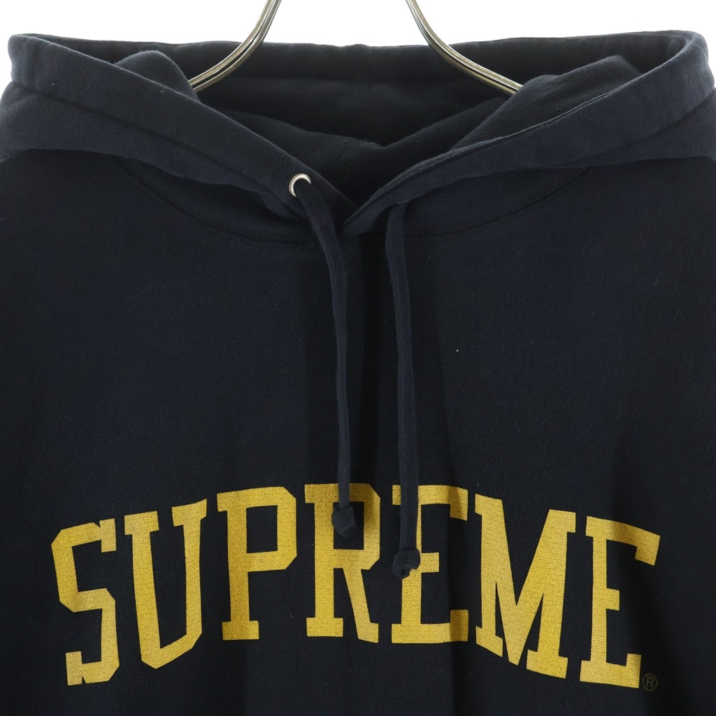 SUPREME(シュプリーム) 23AW Varsity Hooded Sweatshirt ヴァーシティ フーデッド プルオーバーパーカー フーディ ブラック