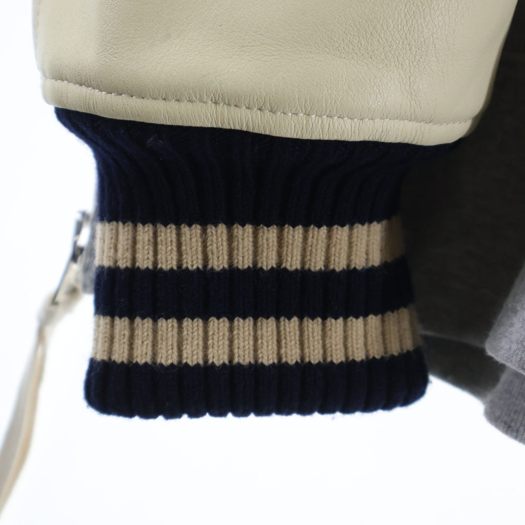 SUPREME(シュプリーム) 21AW × JUNYA WATANABE COMME des GARCONS Customized Hoodie ジュンヤワタナベ コムデギャルソン アームレザー切替 フーディーパーカー WH-T401