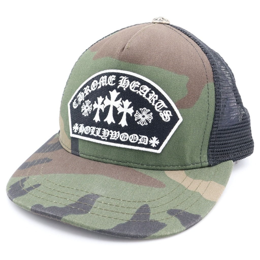 CHROME HEARTS(クロムハーツ) King Taco Trucker Cap キングタコ トラッカーメッシュ キャップ 帽子 カーキ -