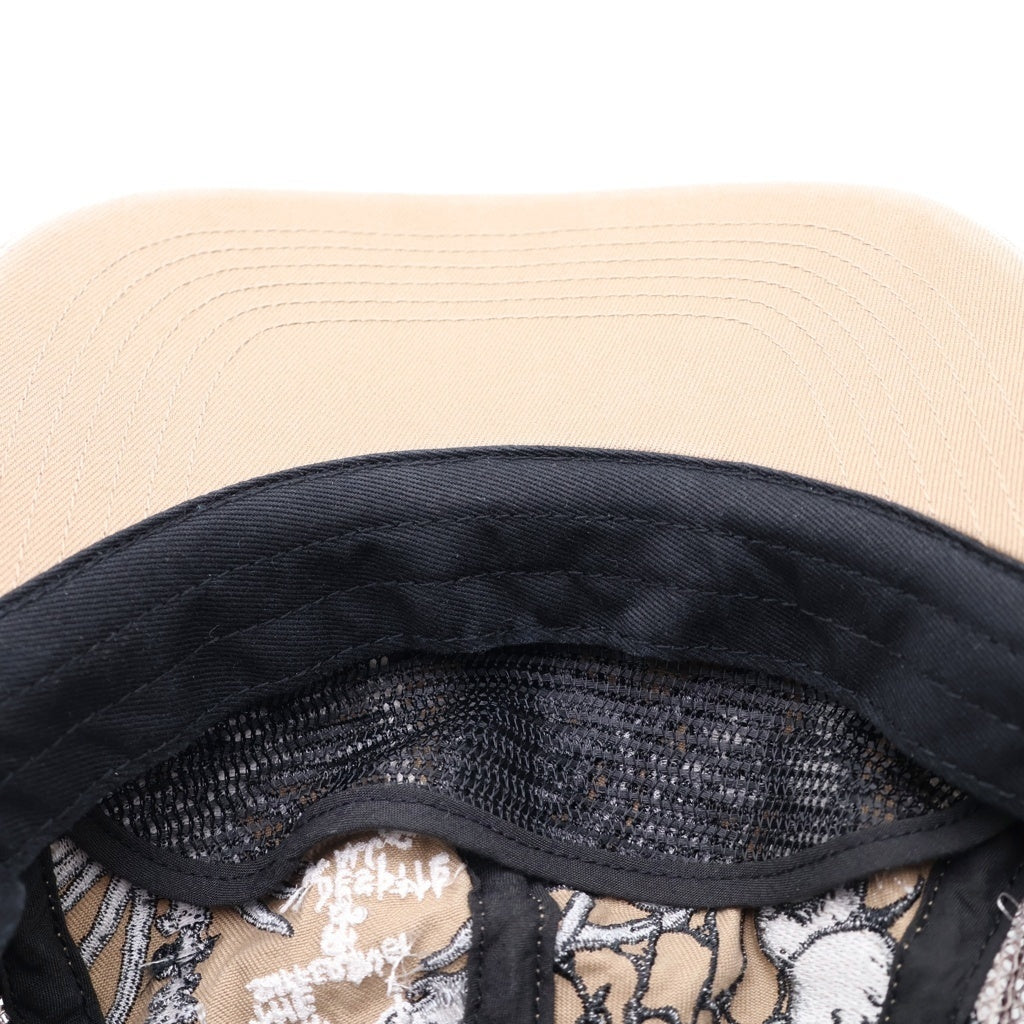 SUPREME(シュプリーム) 26S Wombat Embroidered Mesh Back 6-Panel ウォンバットエンブロイダード メッシュキャップ 帽子 ブラウン