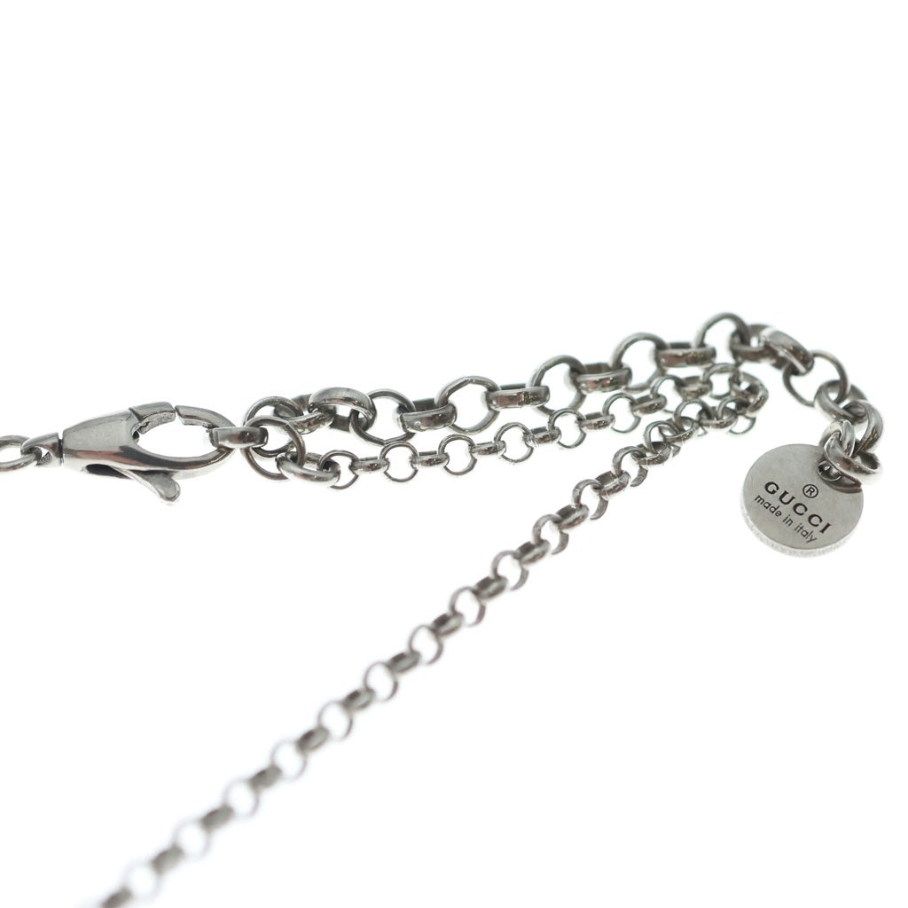 GUCCI(グッチ) Interlocking G Pendant Necklace インターロッキング GGロゴ ネックレス シルバー 455535 J8400 455535 J8400 レディース