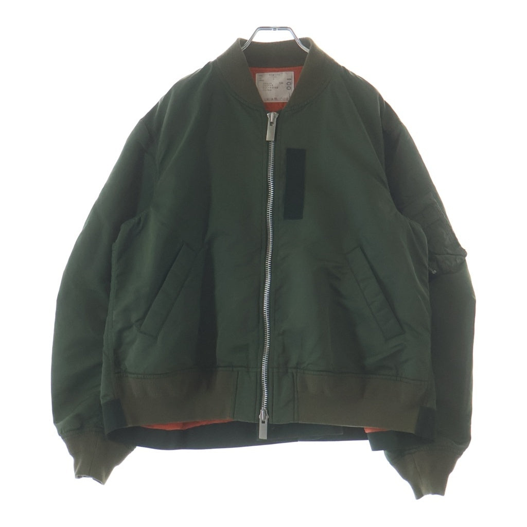 Sacai(サカイ) MA-1 ミリタリー ボンバージャケット カーキ SCW-001 SCW-001