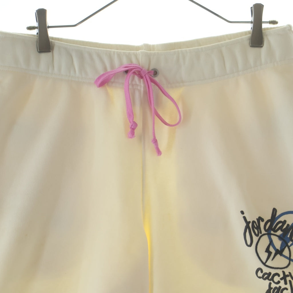 Cactus Jack(カクタスジャック) ×AIR JORDAN ×Fragment Shorts トラヴィススコット フラグメントデザイン エアジョーダン ハーフパンツ アイボリー DJ0617-133 DJ0617-133