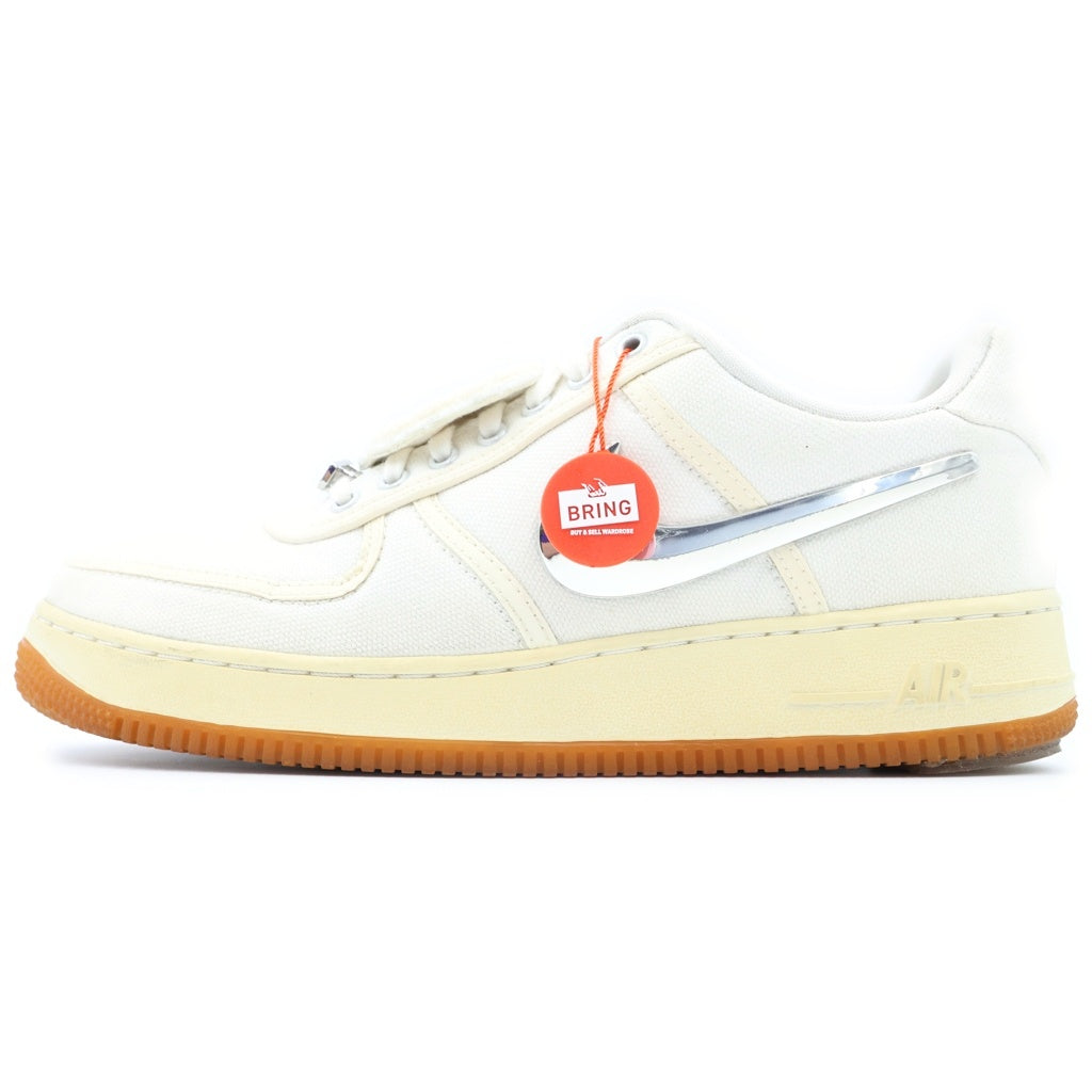 NIKE(ナイキ) ×TRAVIS SCOTT AIR FORCE1 LOW エアフォース1 トラヴィススコット ローカットスニーカー ホワイト US9.5/27.5cm AQ4211-100