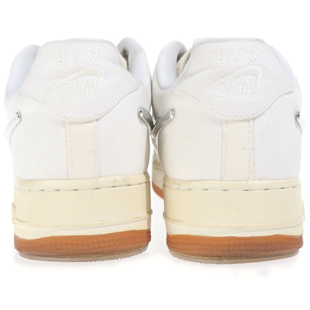 NIKE(ナイキ) ×TRAVIS SCOTT AIR FORCE1 LOW エアフォース1 トラヴィススコット ローカットスニーカー ホワイト US9.5/27.5cm AQ4211-100