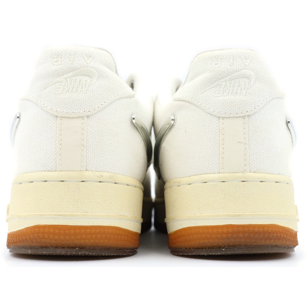 NIKE(ナイキ) ×TRAVIS SCOTT AIR FORCE1 LOW エアフォース1 トラヴィススコット ローカットスニーカー ホワイト US9.5/27.5cm AQ4211-100
