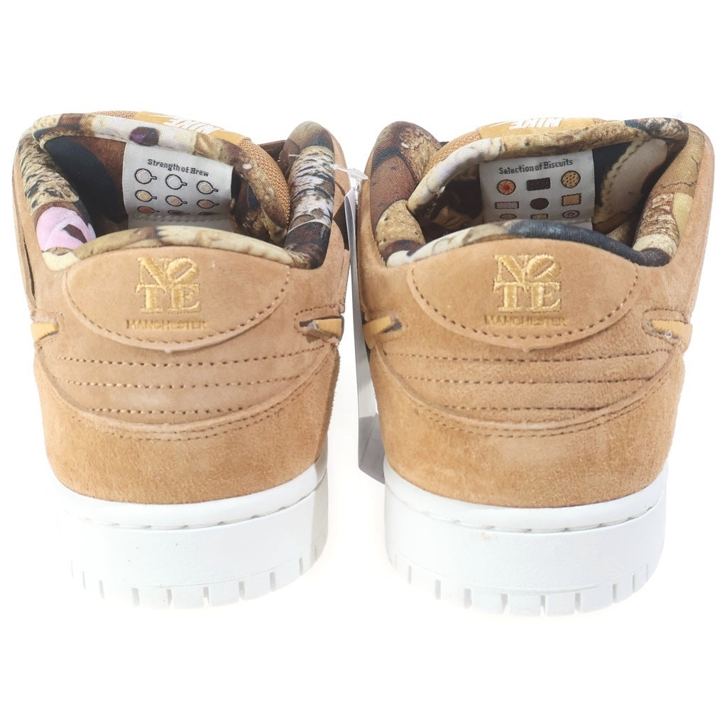 NIKE SB(ナイキエスビー) × NOTE Manchester DUNK LOW PRO IO9508-200 ノートマンチェスター ダンクロープロ ローカットスニーカー シューズ ブラウン US10/28.0cm IO9508-200
