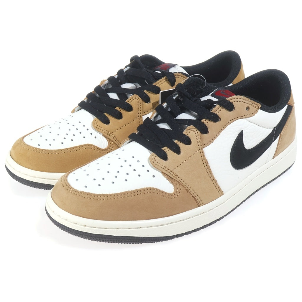 NIKE(ナイキ) AIR JORDAN1 RETRO LOW OG CZ0790-107 エアジョーダン1 レトロ ローカットスニーカー シューズ ホワイト/ブラウン US9.5/27.5cm CZ0790-107