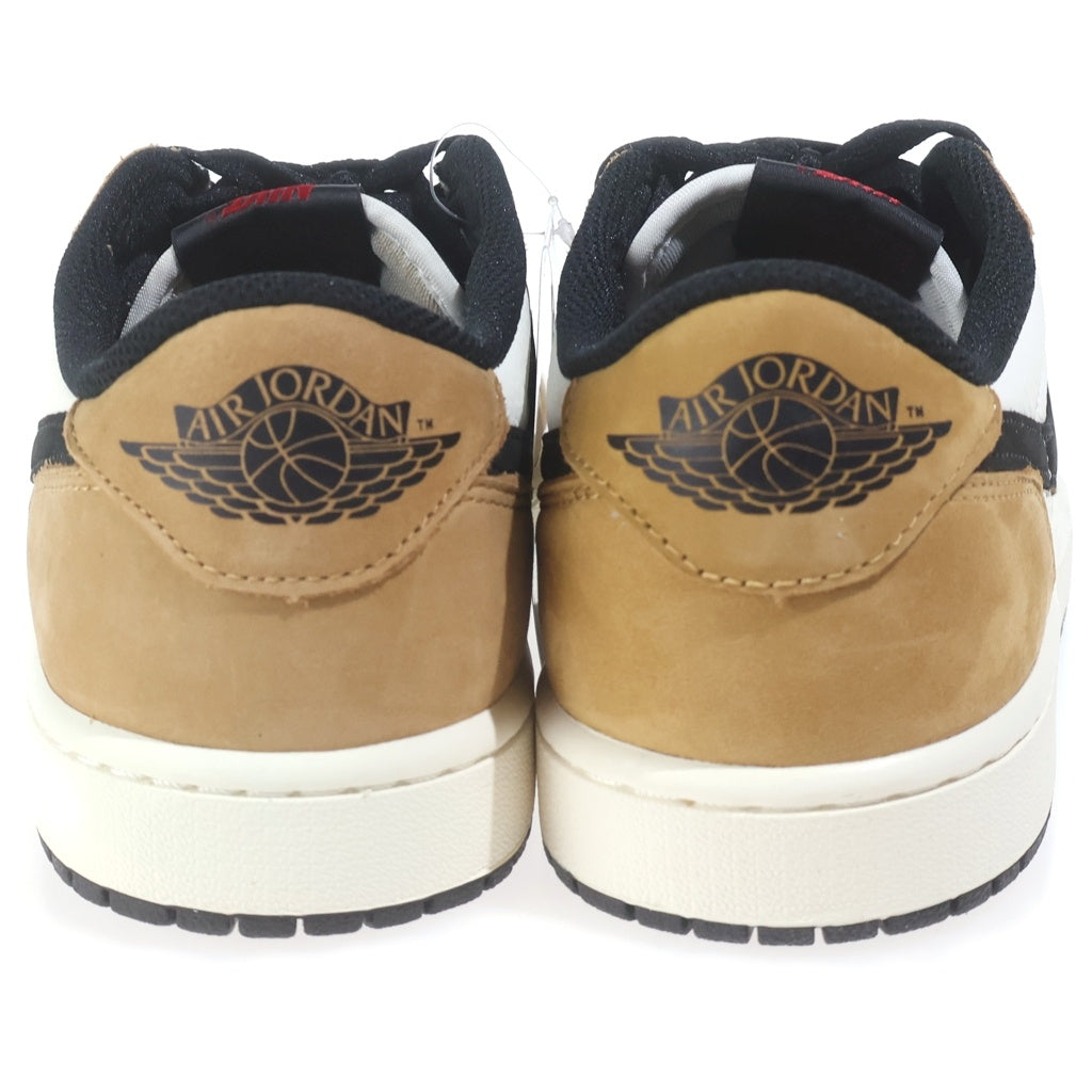 NIKE(ナイキ) AIR JORDAN1 RETRO LOW OG CZ0790-107 エアジョーダン1 レトロ ローカットスニーカー シューズ ホワイト/ブラウン US9.5/27.5cm CZ0790-107