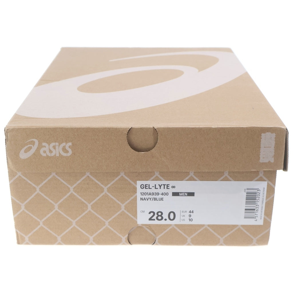 ASICS(アシックス) × mita sneakers Gel-Lyte Mugen OG Trico 2025 ミタスニーカーズ ゲルライト ムゲンOG トリコ2025 ローカットスニーカー シューズ ブルー 28.0cm