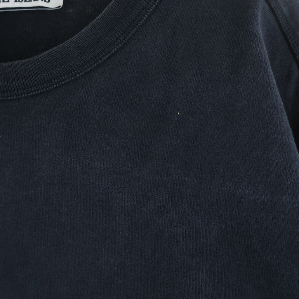 STONE ISLAND(ストーンアイランド) Long Sleeve Sweat Shirt 731564450 ロゴワッペン付き クルーネック 長袖Tシャツ カットソー ブラック 731564450