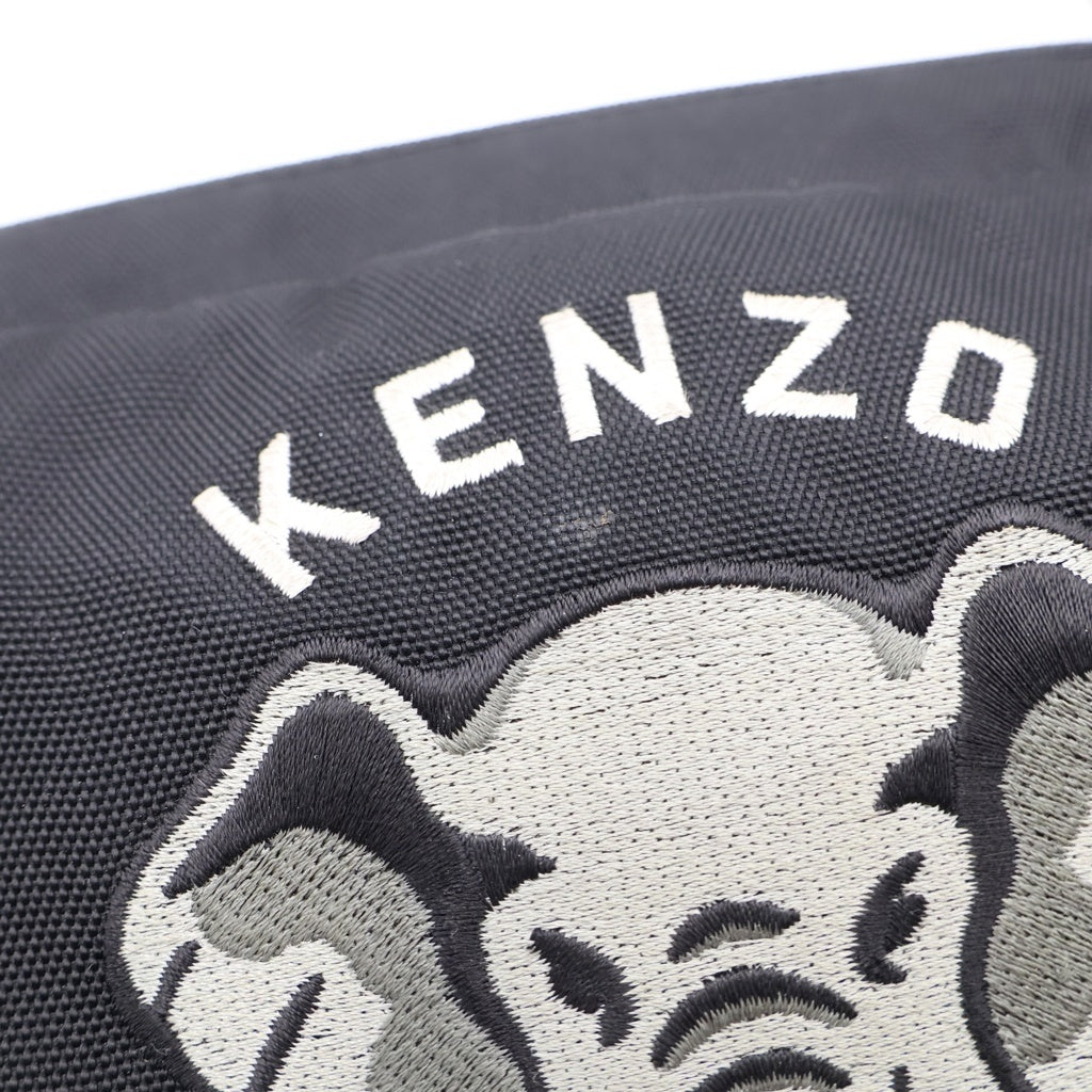 KENZO(ケンゾー) Crossbody Bag Elephant フロント 刺繍 クロスボディバッグ ブラック FE55SA618F21 レディース