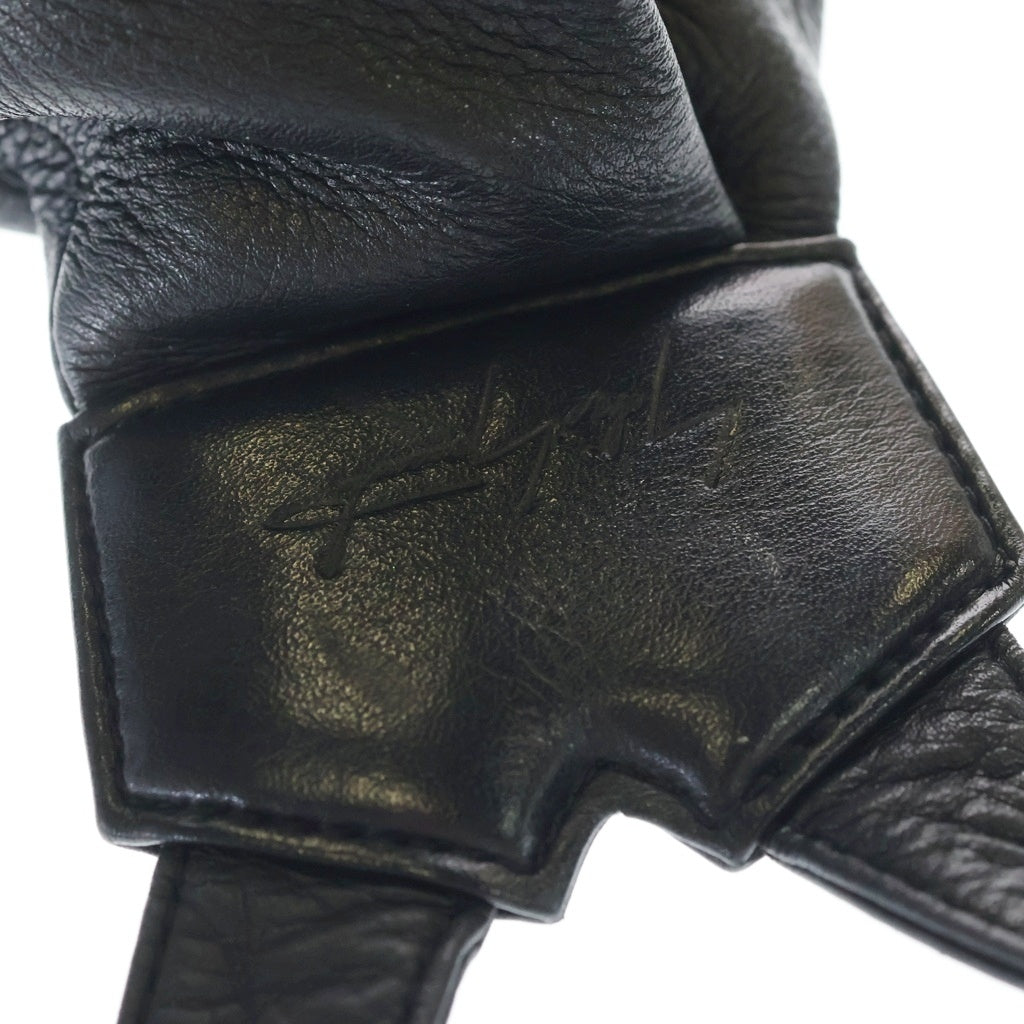 discord Yohji Yamamoto(ディスコード ヨウジヤマモト) 25AW Y BACKPACK レザー バックパック リュック ブラック DA-194-790