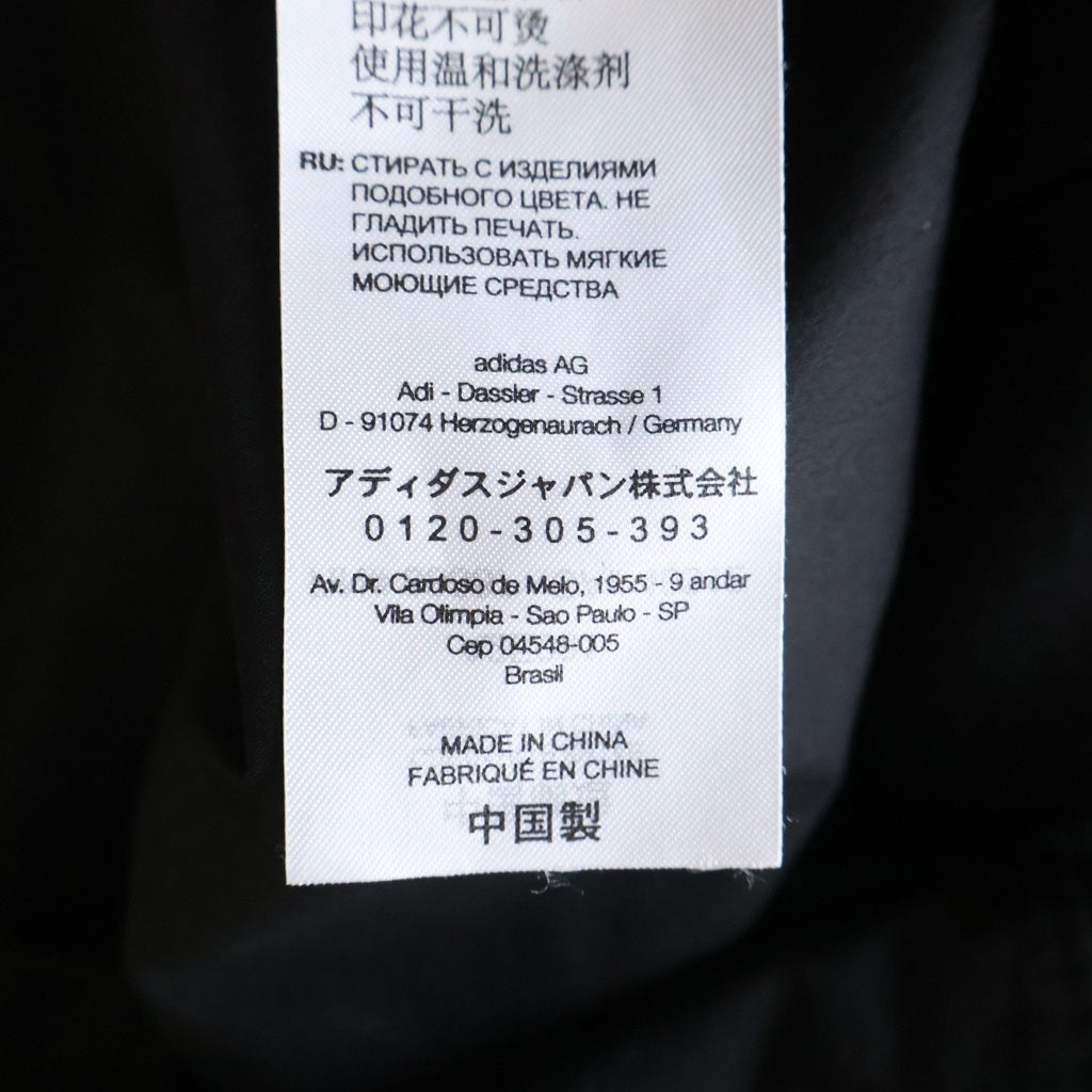 Y-3(ワイスリー) オーバーサイズ バックロゴプリント 長袖ワークシャツ ブラック IV5835