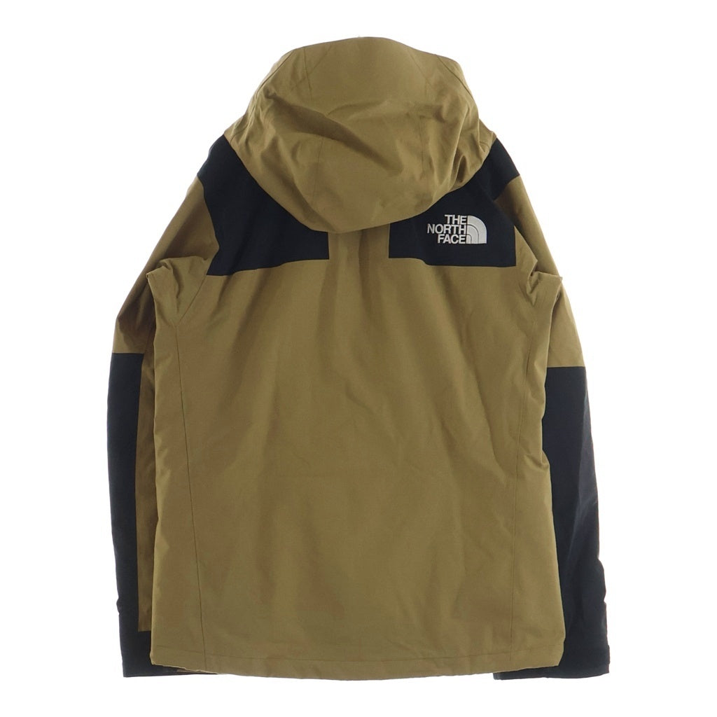 THE NORTH FACE(ザノースフェイス) MOUNTAIN JACKET ロゴ刺繍 ナイロンマウンテンジャケット ブラウン/ブラック NP61800