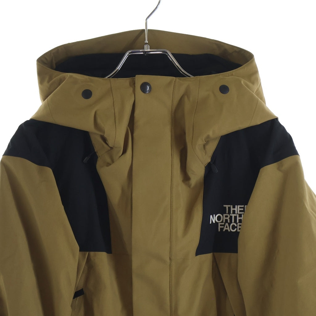 THE NORTH FACE(ザノースフェイス) MOUNTAIN JACKET ロゴ刺繍 ナイロンマウンテンジャケット ブラウン/ブラック NP61800