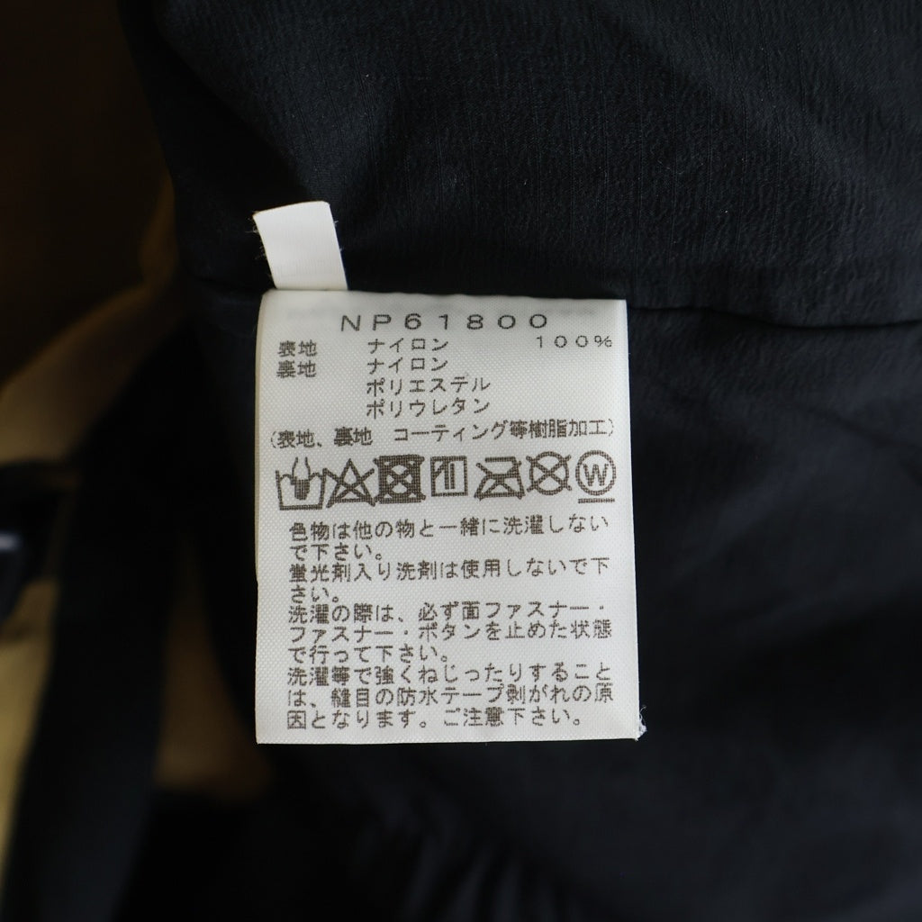 THE NORTH FACE(ザノースフェイス) MOUNTAIN JACKET ロゴ刺繍 ナイロンマウンテンジャケット ブラウン/ブラック NP61800