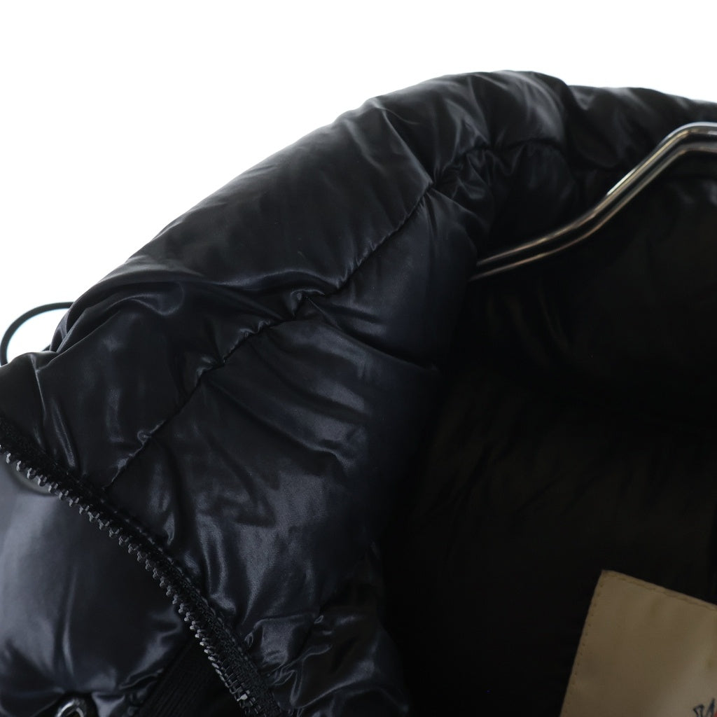 MONCLER(モンクレール) BERRE GIUBBOTTO B20934692749 53052 べーレジュボット フロントジップアップ ナイロンダウンジャケット レディース ブラック