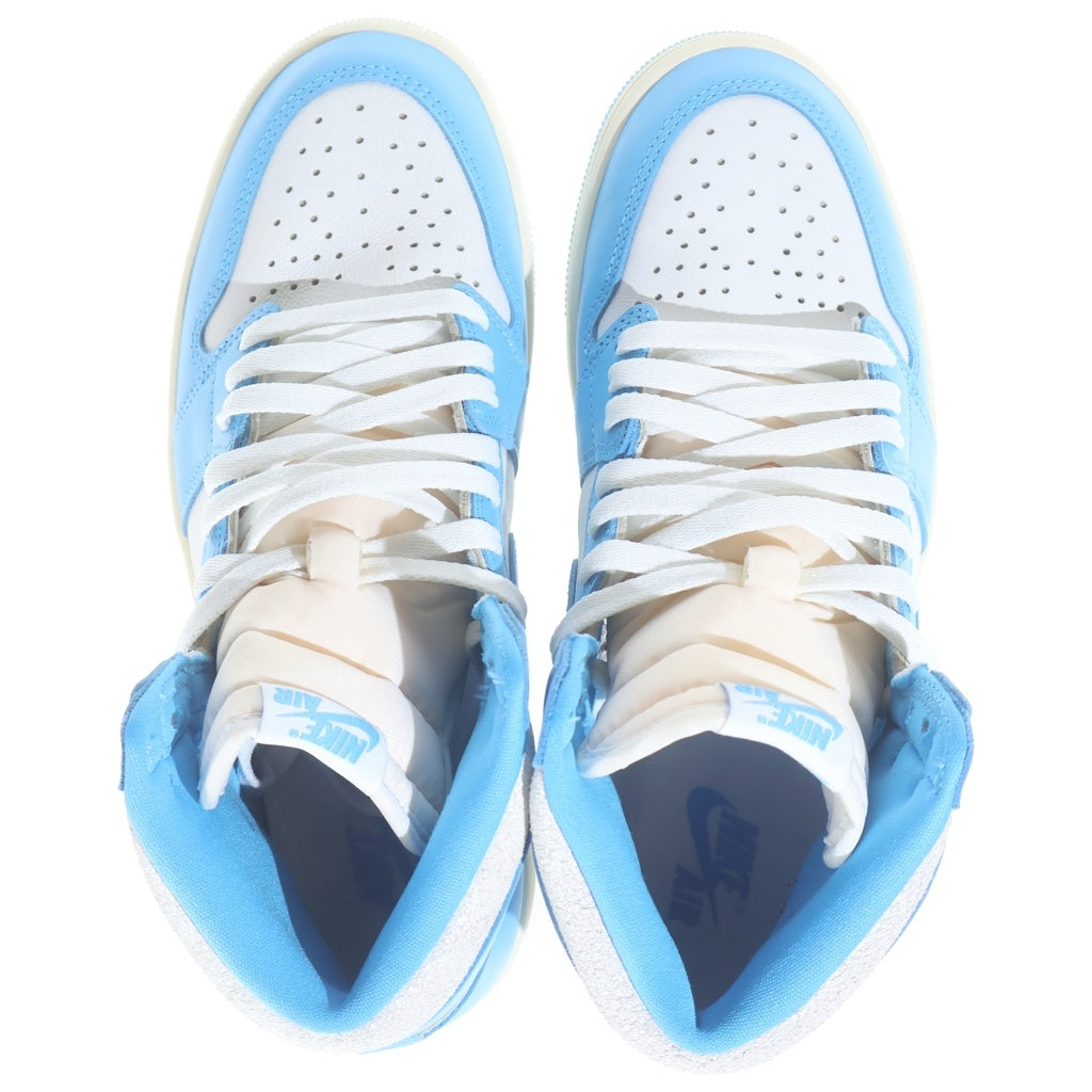 NIKE(ナイキ) AIR JORDAN 1 RETRO HIGH OG UNC REIMAGINED DZ5485-402 エアジョーダン1 レトロ リイマジンド ハイカットスニーカー ホワイト/ブルー US9/27.0cm