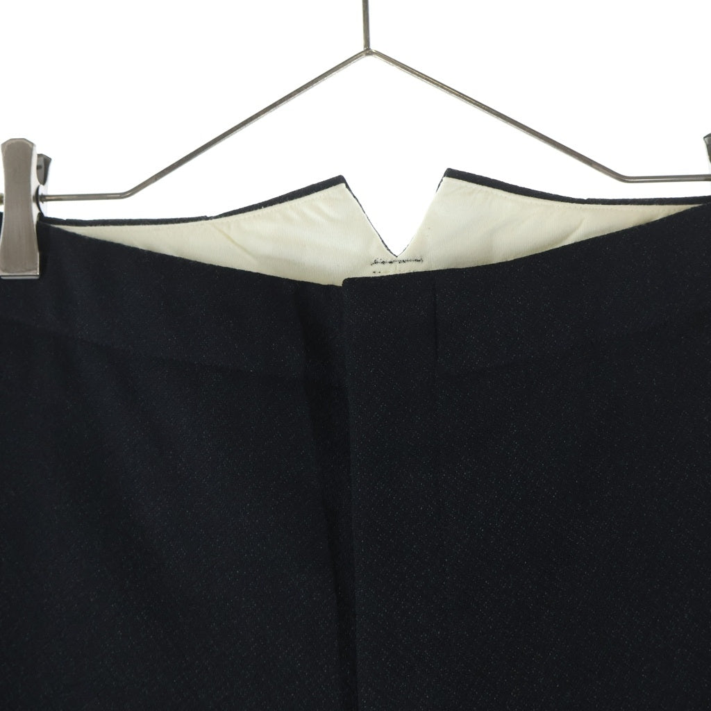 COMME des GARCONS HOMME PLUS(コムデギャルソンオムプリュス) Wool Sarrouel Pants Slacks ジップフライ ウール サルエル スラックスパンツ ブラック PA-P016