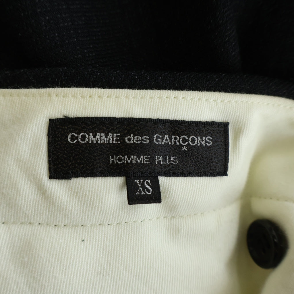 COMME des GARCONS HOMME PLUS(コムデギャルソンオムプリュス) Wool Sarrouel Pants Slacks ジップフライ ウール サルエル スラックスパンツ ブラック PA-P016