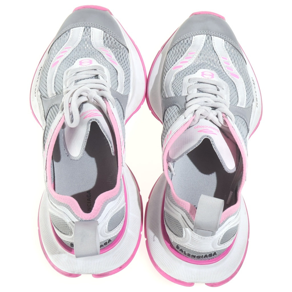 BALENCIAGA(バレンシアガ) Circuit Sneaker 793944 メッシュ サーキットスニーカー シューズ グレー/ピンク US9/26.0cm