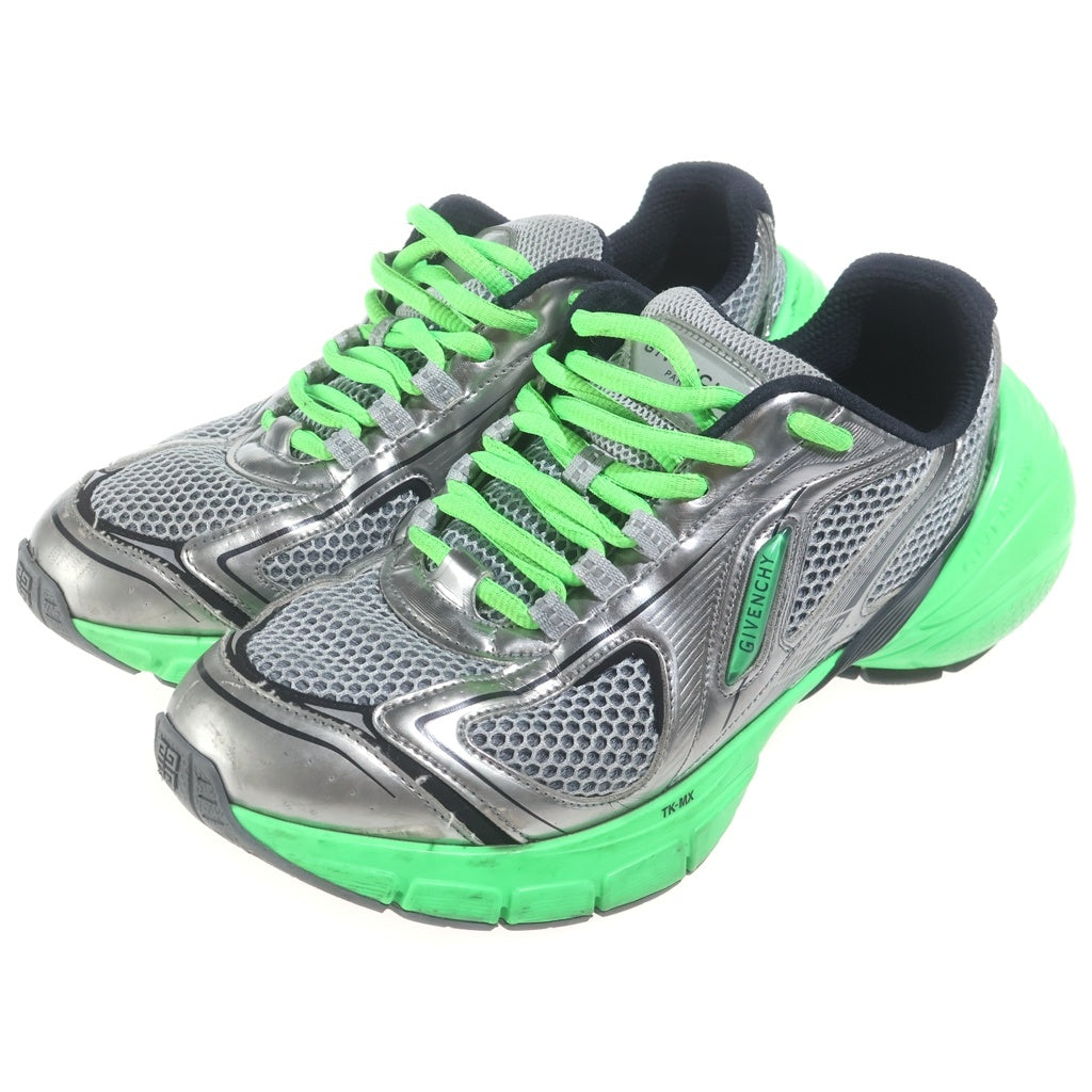 GIVENCHY(ジバンシィ) TK-MX Runner BH008MH1FN 363 ランナー ローカットスニーカー シューズ グレー/グリーン