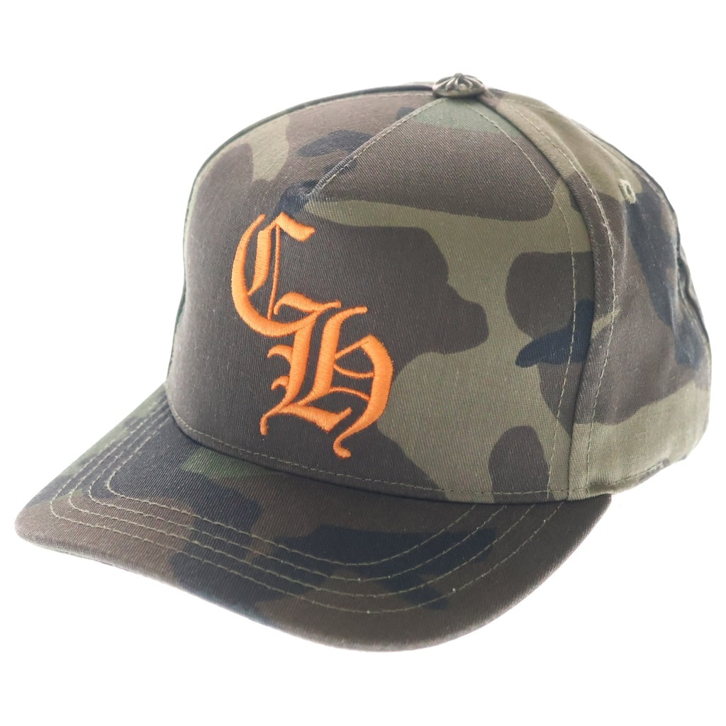 CHROME HEARTS(クロムハーツ) TRUCKER CAP CHロゴ刺繍 カモフラ トラッカーキャップ 帽子 カーキ
