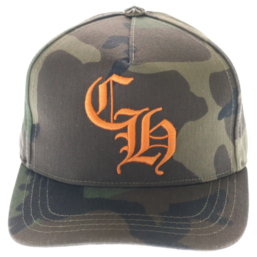CHROME HEARTS(クロムハーツ) TRUCKER CAP CHロゴ刺繍 カモフラ トラッカーキャップ 帽子 カーキ