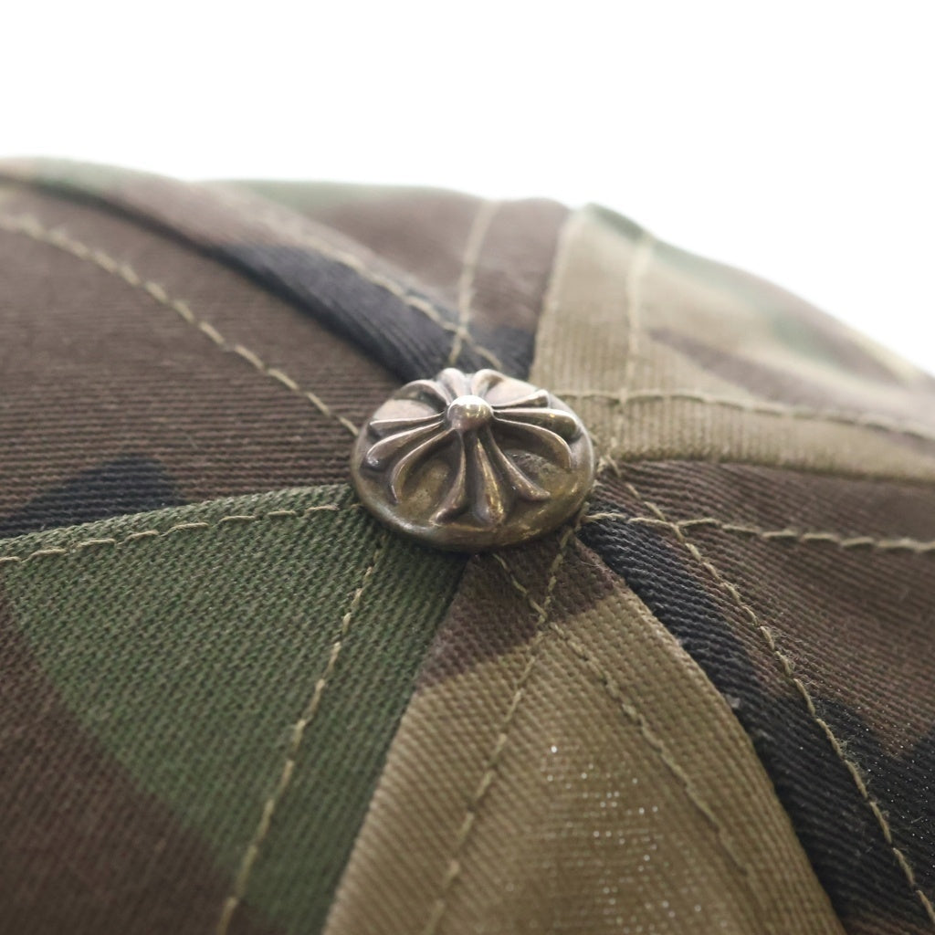 CHROME HEARTS(クロムハーツ) TRUCKER CAP CHロゴ刺繍 カモフラ トラッカーキャップ 帽子 カーキ