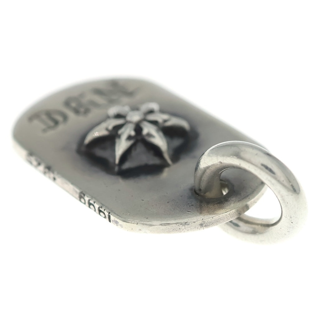 CHROME HEARTS(クロムハーツ) RAISED STAR DOGTAG NYC限定 レイズドスター ドッグタグ ペンダントトップ シルバー