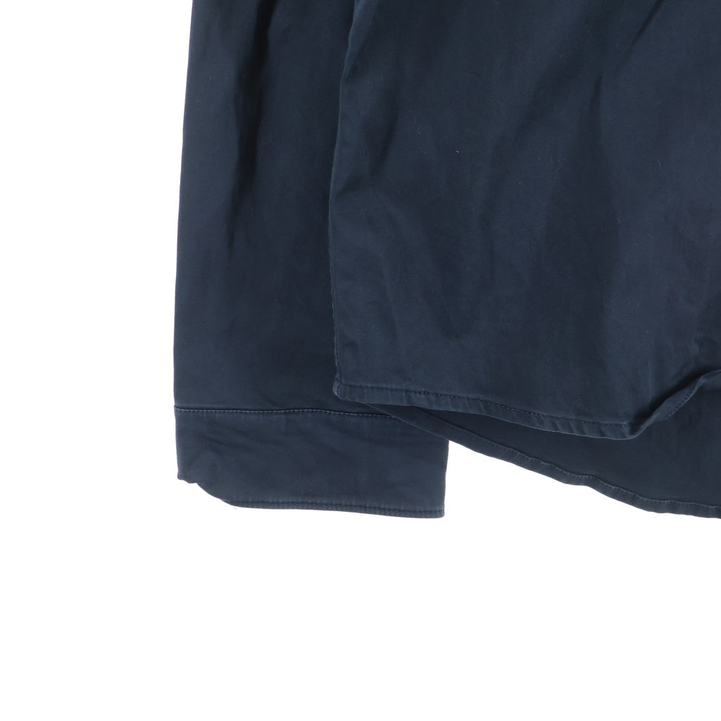 STONE ISLAND(ストーンアイランド) TRETCH ORGANIC COTTON JACKET ロゴワッペン付き ジップアップ オーガニックコットンジャケット ネイビー L1S151200015 S0012