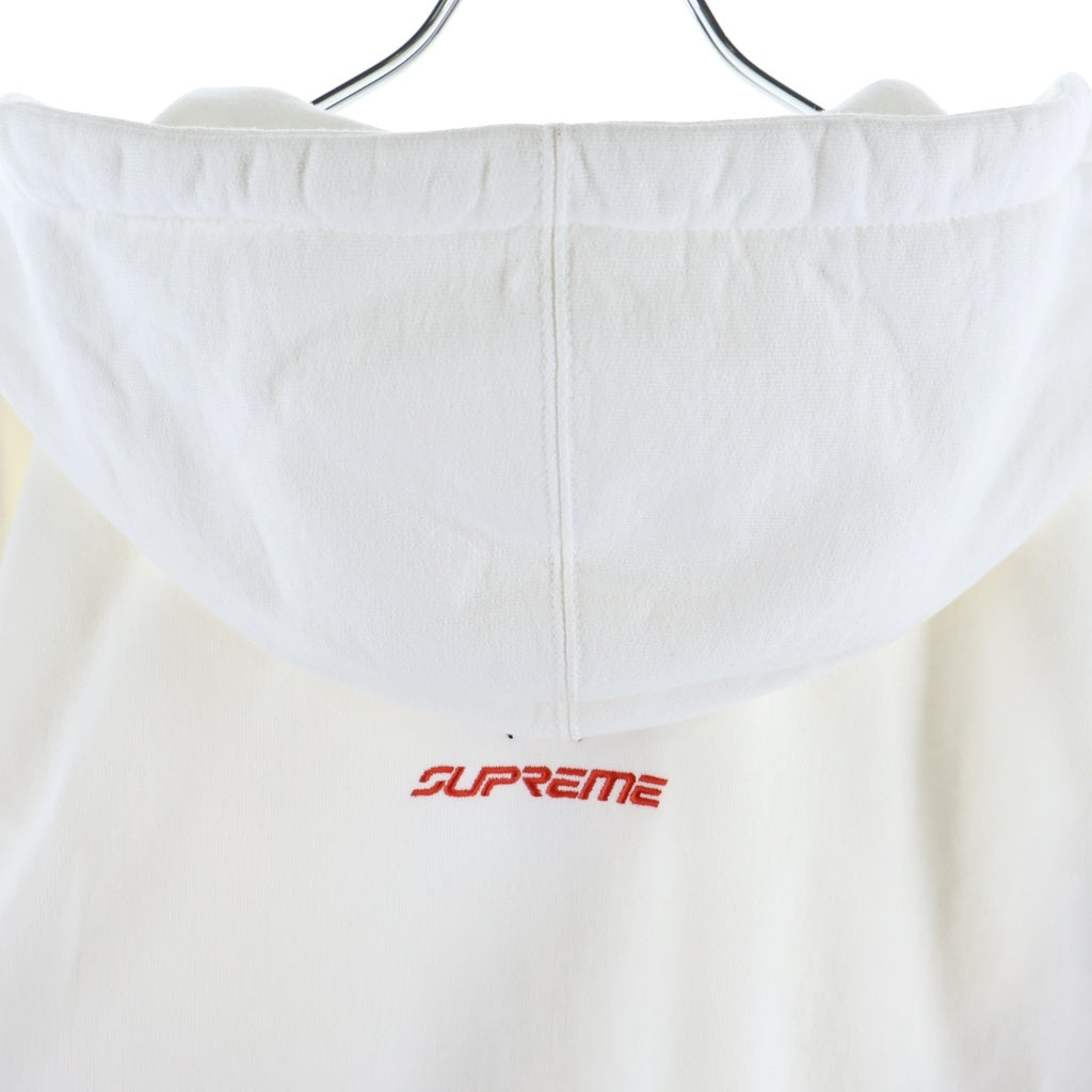 SUPREME(シュプリーム) 24AW ×SPYDER Zip Up Hooded Sweatshirt スパイダー スウェットジップパーカー ホワイト/ブラック -