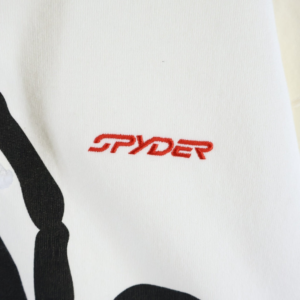 SUPREME(シュプリーム) 24AW ×SPYDER Zip Up Hooded Sweatshirt スパイダー スウェットジップパーカー ホワイト/ブラック -