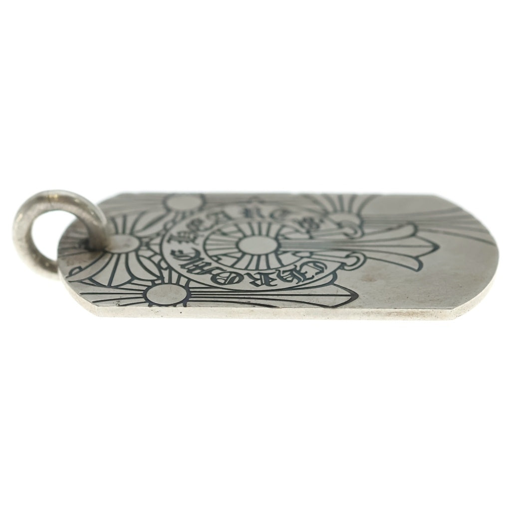 CHROME HEARTS(クロムハーツ) D TAG LRG GOD BLESS ラージゴッドブレス ドッグタグ ペンダントトップ シルバー -