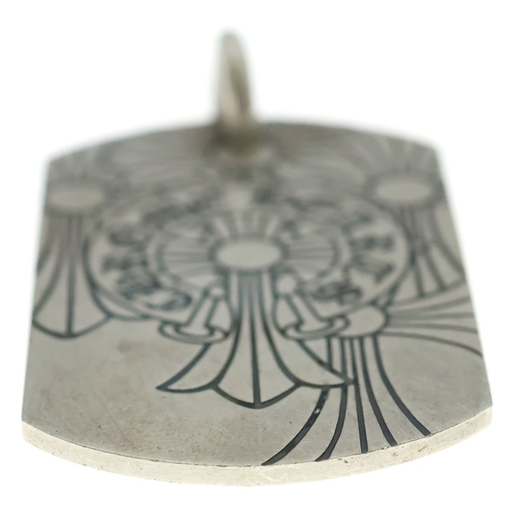 CHROME HEARTS(クロムハーツ) D TAG LRG GOD BLESS ラージゴッドブレス ドッグタグ ペンダントトップ シルバー -