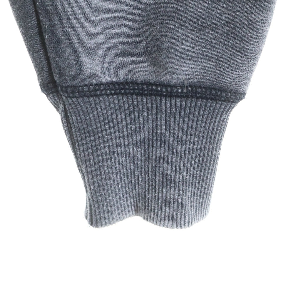 DIESEL(ディーゼル) S-GINN-HOOD-ZIP-L1 フロントロゴプリント フーディー ジップアップ スウェットパーカー グレー A10434