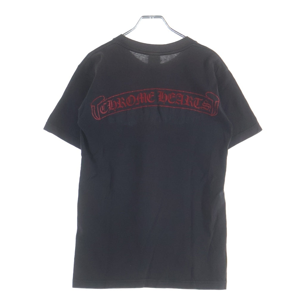 CHROME HEARTS(クロムハーツ) OLD FLORAL TEE オールド バックスクロールラベル フローラルクロス 半袖Tシャツ カットソー ブラック